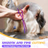 JASON 7.5" Professional Curved Thinning Shears for Dog Grooming, Japanese 440C Stainless Steel Blender Shears, 65