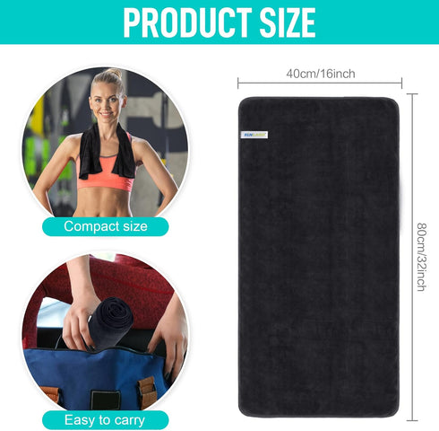 Swimming Backpacking 16 Inch 32 Inch SINLAND Microfiber Gym Towels Super Absorbent Compact Travel Workout Towel Quick