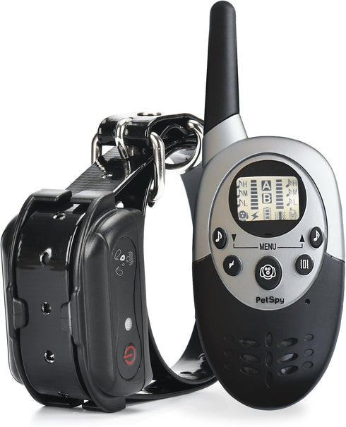 PetSpy M86 Dog Training Shock Collar, 1100 Yards, for Medium to Large Dogs, Waterproof Remote Trainer