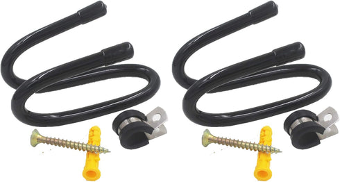 YYST Skateboard Wall Mount Hanger, Flexible Storage Rack for Skateboards, Penny Boards, Longboards, 2/PK