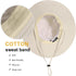 Waterproof Bucket Sun Hat for Women, Wide Brim Breathable Mesh UPF50+ Safari Hat with Criss Cross Ponytail Hole