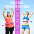 Weighted Hula Circle Hoops for Adults - Infinity Fitness Hoop for Weight Loss - 47 Inch