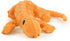 goDog Amphibianz Gecko Squeaky Plush Dog Toy - Large, Chew Guard Technology, Orange