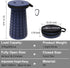 18.1",600Lbs ALEVMOOM Upgraded Collapsible Stool with Thickened Cushion Max Weight Wider & Taller Pop Up Stool, Heavy