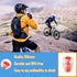 Replacement Bite Valve Mouthpiece for Hydration Pack Bladder Water Backpack, 4-Pack with Shutoff Valve and Tube O-Ring