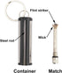 SURVIVE Permanent Match, Pack of 5, The Forever Lighter, Emergency Fire Starter Striker Set with Keychain