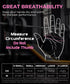 sunnex Weight Lifting Gloves with Extended Wrist Support - High-Grip Silicone Padded Gym Gloves for Men & Women