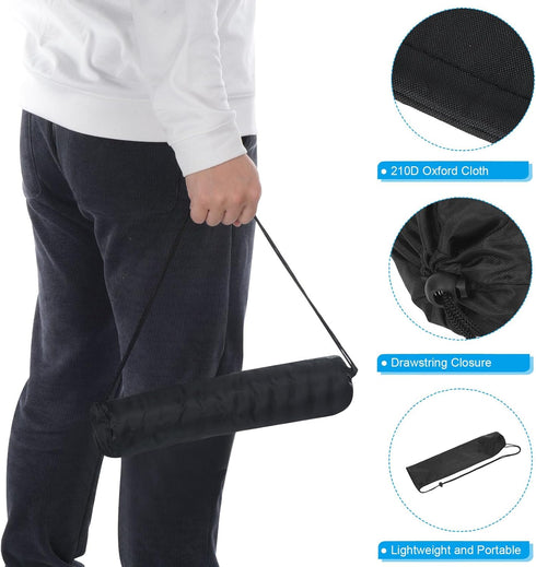 19 Inch 2 Pack PATIKIL Mini Camp Chair Replacement Bag, Nylon Foldable Tripod Carry Bag Storage Bag with Shoulder Strap