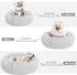 MIXJOY Ultra Soft Orthopedic Dog Bed, Washable Donut Cuddler Cushion Bed for Dogs and Cats (20''/23''/30'', Grey)