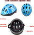 Kids Helmet Adjustable for Ages 3-8, Boys Girls, Toddler Helmet with Protective Sports Gear Set, Knee Elbow Pads, Wrist
