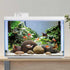 AWERT 24x16 inches Stone Aquarium Background, Aquatic Plant River Bed & Lake Vinyl Background