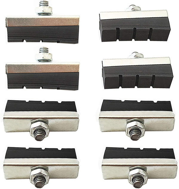 Lomodo Bicycle Brake Rubber Pads, Bike Brake Blocks with Bolt for Road/Mountain/BMX Bikes (1.57 inch x 0.55 inch)