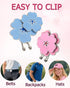 12-Piece Set Magnetic Golf Ball Marker with Flower Clips for Golf Enthusiasts