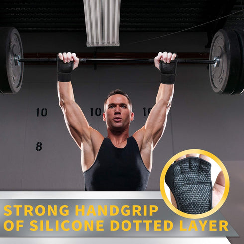 Padded Gym Gloves for Men & Women - Comfortable Weightlifting & Workout Support