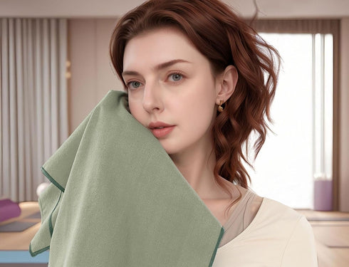 Fitness16x32 inches Wuwahlod Microfiber Quick-Dry Gym Towel Ultra Absorbent, Odor-Free, Lightweight & Compact
