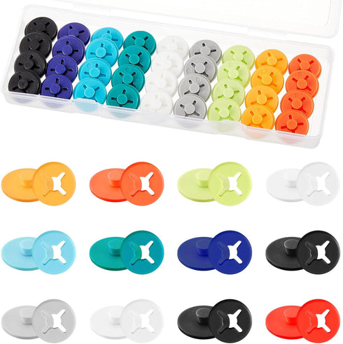 Race Number Buckle Fixing System, Running Bib Clips, Marathon Number Fasteners, Mixed Colors for Runners Field Events
