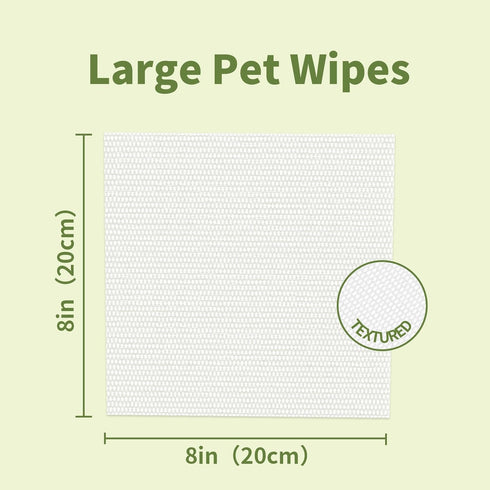 400 Unscented Dog Wipes for Paws and Butt - Plant Based Hypoallergenic Cleansing & Deodorizing Puppy Wipes