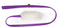 DINGO Dog Toy - Sheepskin Chaser with Long Violet Lead 50", Agility Motivation Reward Tug for Training & Fun