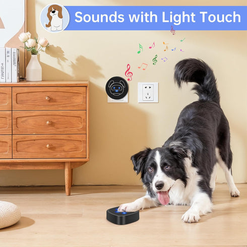 IP65 50 1000 Dog Door Bell for Potty Training, Wireless Dog Doorbell Ring to Go Outside, Waterproof Touch Buttons