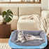 Waterproof Dog Bed for Small Dogs, Cooling Pet Bed for Indoor Outdoor, Washable for Camping, Blue