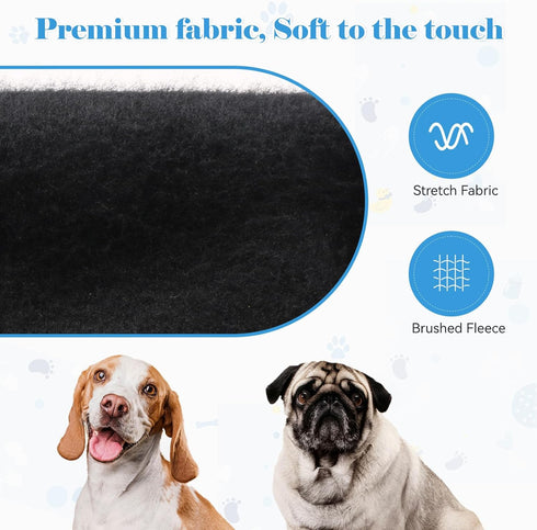 QDYU Dog Sweaters for Small Dogs Security Sweater Soft Brushed Fleece Pet Clothes Dog Hoodie Sweatshirt with Pocket(XS)
