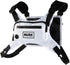 MVRK Lightweight Water Resistant Chest Pack - Minimalist Vest with Phone Holder & Extra Storage (White)