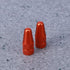VORCOOL 6pcs Bike Valve Caps, Aluminum Alloy French Style Bicycle Tire Valve Dust Covers in Orange