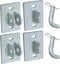 Stationary Dock Connector Hinge Kit, Galvanized Floating Dock Hinge Kit with 1/4" Thickness Hardware Dock Brackets,
