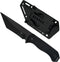 Hunting Survival Knife - 9" Full Tang Fixed Blade with Extra FRN Handle Scales and MOLLE Clip