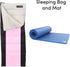 Lightweight Sleeping Bag and Pad Set - Waterproof Camping Mat and 2-Season Otter Tail Sleep Bag by Wakeman Outdoors