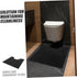 6pcs VOSAREA U-Shaped Toilet Training Pad Washable Bathroom Contour Rug for Potty Training Soft Reusable Toilet Mats