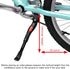 SEISSO Adjustable Aluminium Alloy Bike Kickstand - Center Mount for 16 18 Inch Kids Bicycle, MTB/Road Bike/BMX