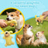 2PCS Squeaky Dog Toys, Squeaky Dog Chew Toys Bear Plush Dog Toys to Keep Them Busy, Built-in a Squeaker Interactive