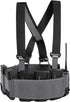Low-Vis Tactical Chest Fixation Device - Lightweight Elastic Rig Cummerbund for Combat Gear