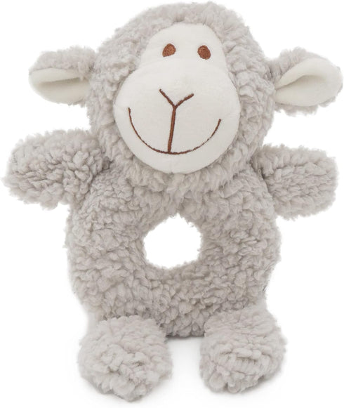 Senior Fleece Ring Body, Calming Lavender Dog Toy for Senior Dogs, Grey, 19cm x 23cm