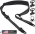 WarBull 2 Point Rifle Sling, QD Swivel Quick Adjust Gun Sling with HK Hook for Hunting