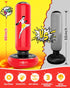 66 Inch Set, 6-12, MMA QPAU Kids Punching Bag Toy with Boxing Gloves, Larger Stable Kids Inflatable Boxing Bag Gifts