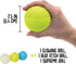 Chew King Glowing Fetch Ball, Dog Ball Toys, 2.5" Combo