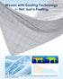>0.5, 56 82 Inch KASBAH Dog Cooling Blanket & Mat, Waterproof Pet Blankets for Couch, Bed and Car Seat, Washable