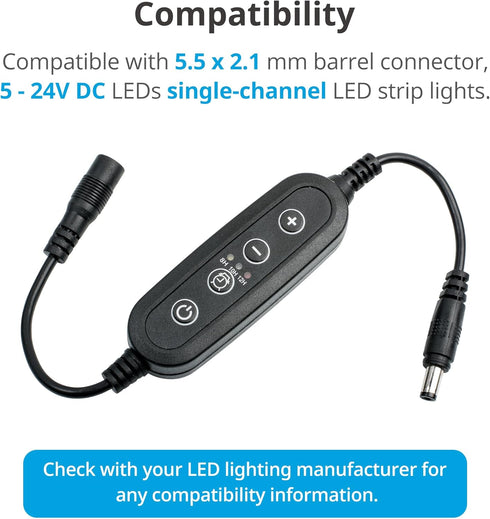 NICREW Aquarium Light Timer&Dimmer, Easy to Program Single Channel Fish Tank Light Controller by NICREW