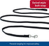 Coastal Pet Train Right Cotton Web Dog Training Leash, Black, 5/8" x 10' - 100% Cotton for Training