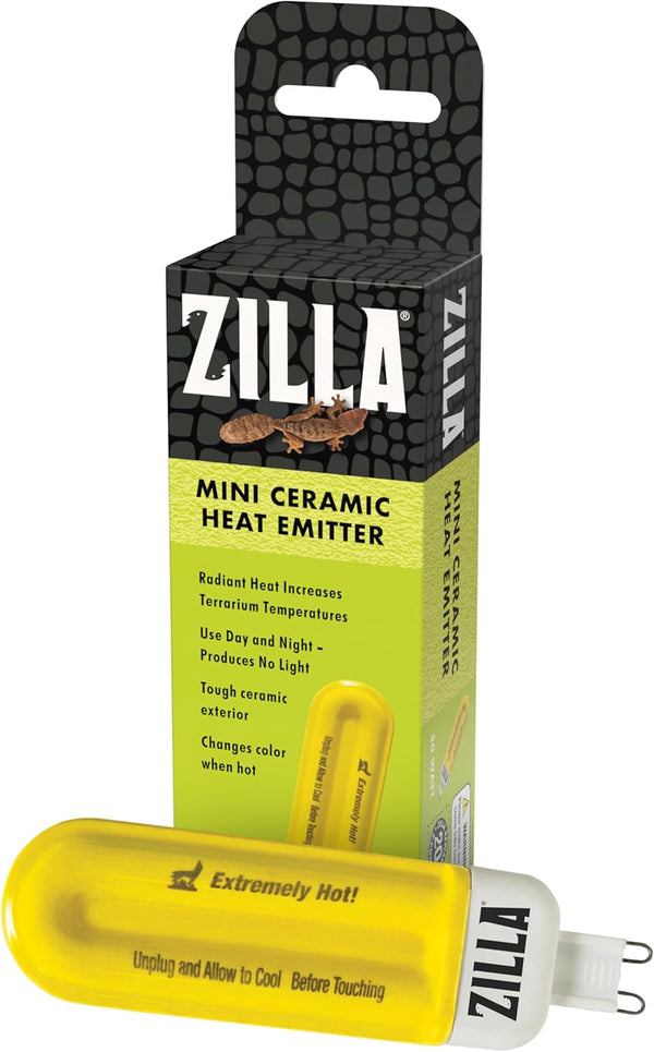Zilla Mini Ceramic Heat Emitter - 50w for Reptile Heating