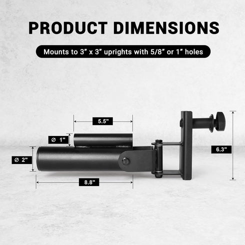 LIONSCOOL Power Rack Landmine Attachments, Ultra-Durable T-Bar Row for Full-Body Workout at Home Gym