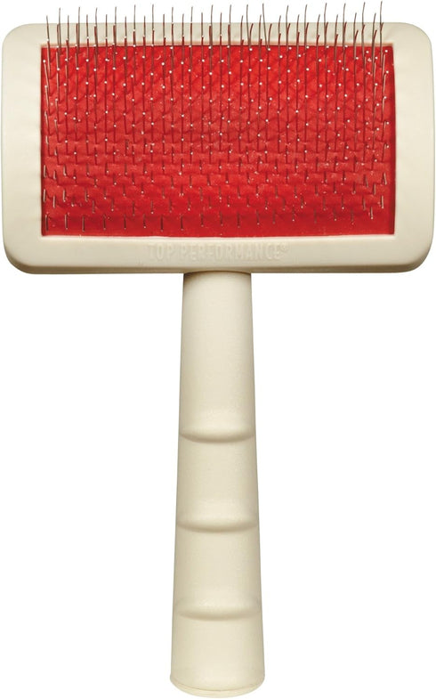 Master Grooming Tools Universal Small Slicker Brush for Pets, White