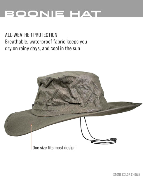 FROGG TOGGS Boonie Hat, Waterproof Fishing Hat with Sun Protection