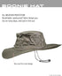 FROGG TOGGS Boonie Hat, Waterproof Fishing Hat with Sun Protection