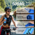 Running Vest for Women & Men, Adjustable Reflective Vest with 500ml Soft Flask, Designed for Marathon Trail Race Jogging