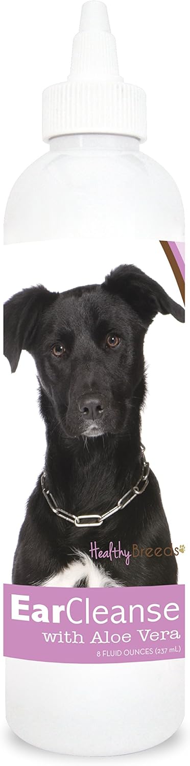 Healthy Breeds Mutt Ear Cleanse with Aloe Vera Sweet Pea and Vanilla 8 oz