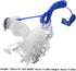 4ft Cast Net Hand Throw Fishing Net Monofilament Line Saltwater and Freshwater Bait Trap Shrimp Fish Catching