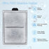 HiTauing 8 Pack PF-L Carbon Cartridge for Top Fin Silenstream PF20, PF30, PF40, and PF75 Power Filters.